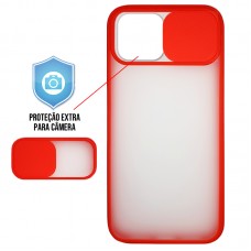 Capa para iPhone 12 Pro - Cam Protector Vermelha